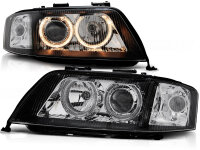 Angel Eyes Xenon Scheinwerfer Set Audi A6 C5 BJ...