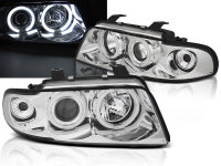 CCFL Angel Eyes Scheinwerfer Set Audi A4 B5 BJ...