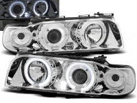 Angel Eyes Xenon Optik Scheinwerfer Set BMW E38 BJ...