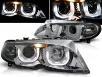 3D LED Angel Eyes Scheinwerfer Set BMW 3er E46 Lim/Kombi...