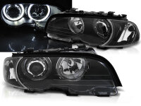 LED Angel Eyes Scheinwerfer Set BMW 3er E46 Coupe/Cabrio...