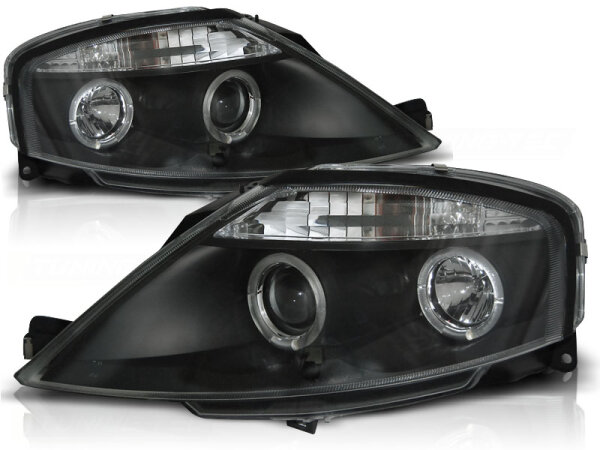 Angel Eyes Scheinwerfer Set Citroen C3 BJ 03/02-09 Klar/Schwarz