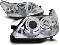 Angel Eyes Scheinwerfer Set Citroen C4 BJ 04-10 Klar/Chrom