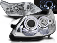 Angel Eyes Scheinwerfer Set Citroen C4 BJ 04-10 Klar/Chrom