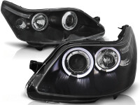 Angel Eyes Scheinwerfer Set Citroen C4 BJ 04-10 Klar/Schwarz