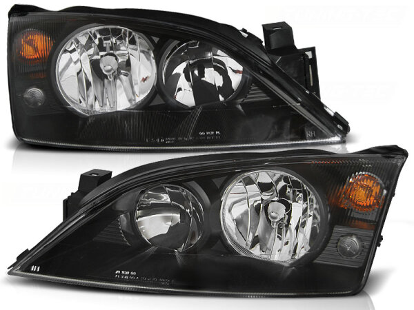 Scheinwerfer Set Ford Mondeo MK3 BJ 09/00-05/07 Klar/Schwarz