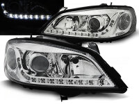 Scheinwerfer Set H7/H7 mit TFL Optik Opel Astra G BJ...