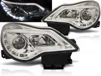 LED TubeLight Scheinwerfer Set mit echtem TFL Opel Corsa...
