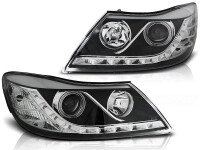 CCFL Angel Eyes Scheinwerfer Set mit TFL Optik Skoda...