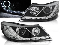 CCFL Angel Eyes Scheinwerfer Set mit TFL Optik Skoda...