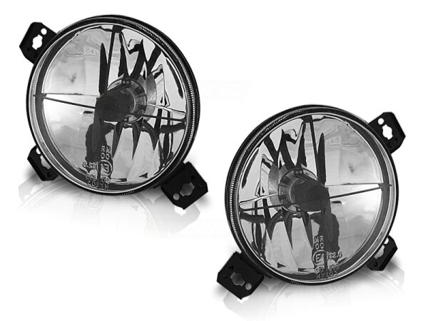Nebelscheinwerfer Set mit Fadenkreuz VW Golf II BJ 08/83-08/91 Klar Chrom