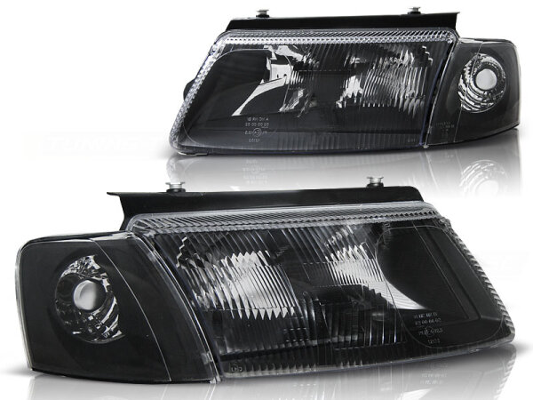 Scheinwerfer Set Volkswagen Passat (3B) B5 BJ 11/96-08/00 Klar Schwarz