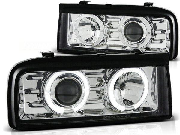 Angel Eyes Scheinwerfer Set Volkswagen Corrado BJ 88-95 Chrom