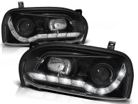 Scheinwerfer Set mit Tagfahrlicht Optik VW Golf III BJ...