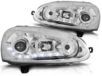 Scheinwerfer Set mit Tagfahrlicht Optik VW Golf V BJ...