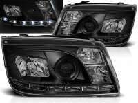 Scheinwerfer Set mit Tagfahrlicht Optik VW Bora BJ...