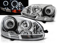 CCFL Angel Eyes Scheinwerfer Set VW Golf V BJ 10/03-09...