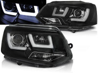 U-Type Scheinwerfer Set mit echtem Tagfahrlicht VW T5 BJ...