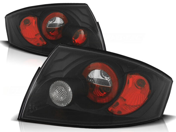 Rückleuchten Set Audi TT BJ 99-06 Klarglas / Schwarz