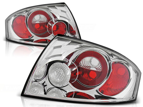 Rückleuchten Set Audi TT BJ 99-06 Klarglas / Chrome