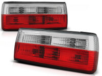 R&uuml;ckleuchten Set BMW E30 BJ 09.87-10.90 Klarglas / Rot / Chrome