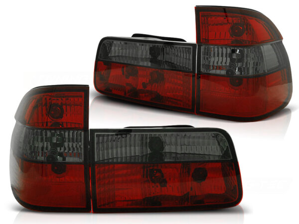 Rückleuchten Set BMW E39 Touring BJ 09.95-08.00 Klarglas / Rot / Rauch