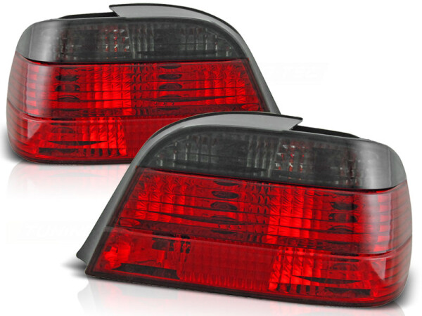 Rückleuchten Set BMW E38 Limousine BJ 06.94-07.01 Klarglas / Rot / Rauch