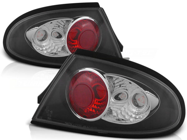 Rückleuchten Set Mazda 323F BA BJ 94-09.98 Klarglas / Schwarz