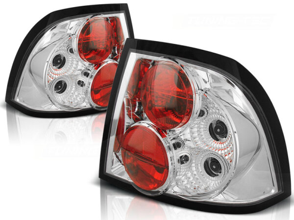 Rückleuchten Set Opel Vectra B BJ 11.95-12.98 Klarglas / Chrome