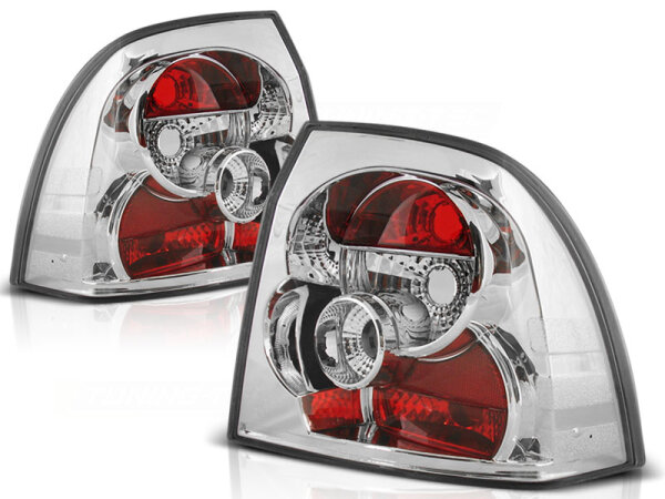 Rückleuchten Set Opel Vectra B BJ 99-03.02 Klarglas / Chrome