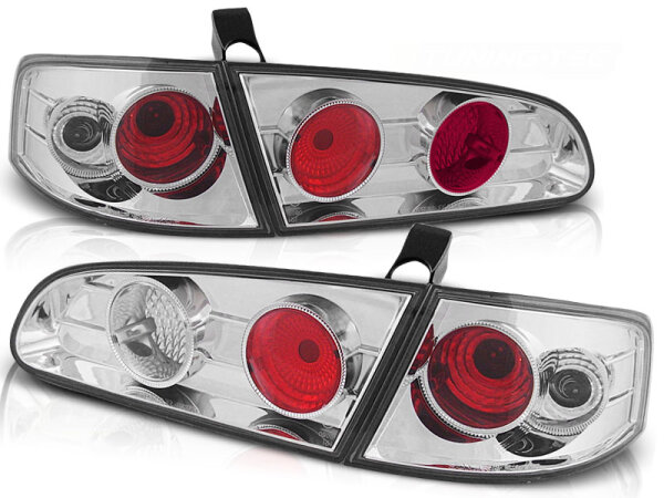 Rückleuchten Set Seat Ibiza 6L BJ 04.02-08 Klarglas / Chrome