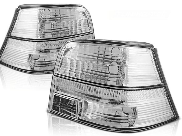 Rückleuchten Set Volkswagen Golf IV Hatchback BJ 09.97-09.03 Kristall / Chrome