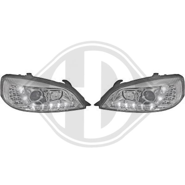 Scheinwerfer Set  für OPEL ASTRA G CC (T98)