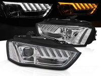 Xenon Scheinwerfer Set für Audi A4 B8 BJ 12-15 Chrom