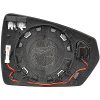 Spiegelglas, Außenspiegel links für VW POLO VI...