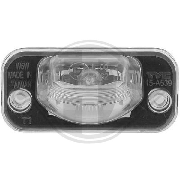 Kennzeichenleuchte beidseitig für VW TRANSPORTER T4 Bus (70B, 70C, 7DB, 7DK, 70J, 70K, 7DC, 7DJ)