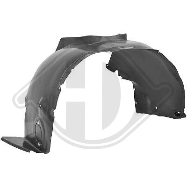 Verkleidung, Radhaus vorne links für VW TRANSPORTER T6 / CARAVELLE T6 Bus (SGB, SGJ, SHB, SHJ)