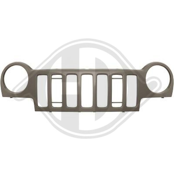 Kühlergitter außen für JEEP CHEROKEE (KJ)