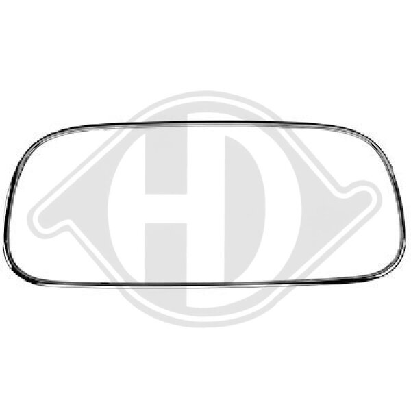 Rahmen, Kühlergitter für CITROËN C1 (PM_, PN_)