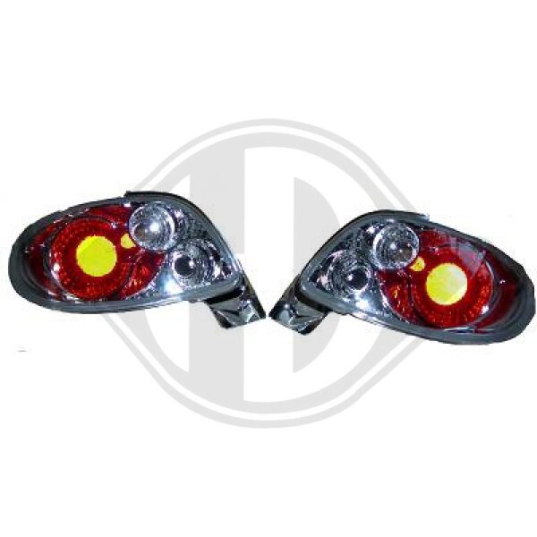 Heckleuchtensatz für PEUGEOT 206 CC (2D)