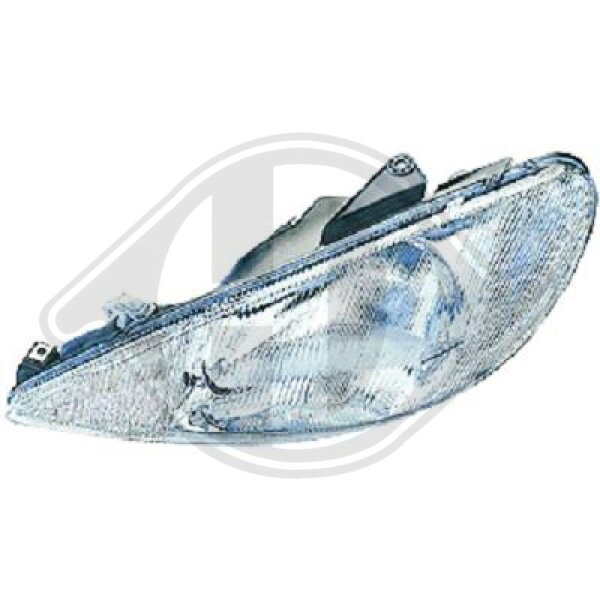 Hauptscheinwerfer links für PEUGEOT 206 Schrägheck (2A/C)