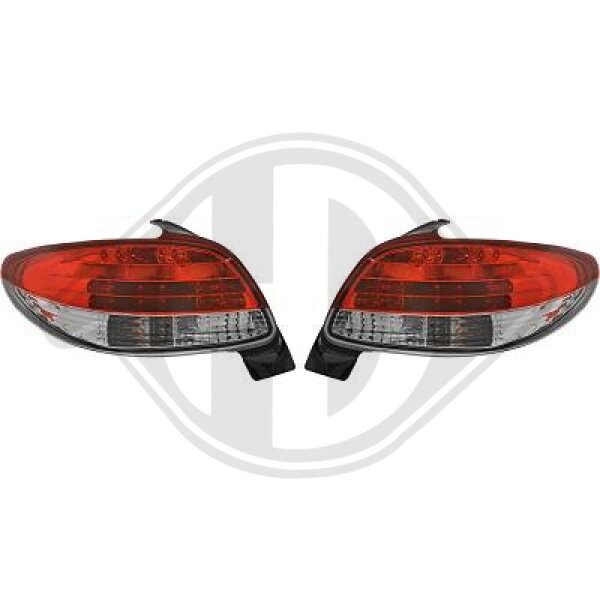 Rückleuchten Set  für PEUGEOT 206 Schrägheck (2A/C)