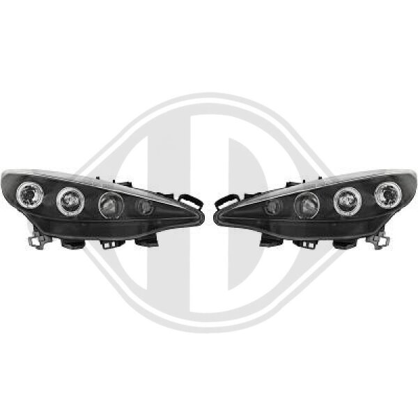 Scheinwerfer Set  für PEUGEOT 207 (WA_, WC_)