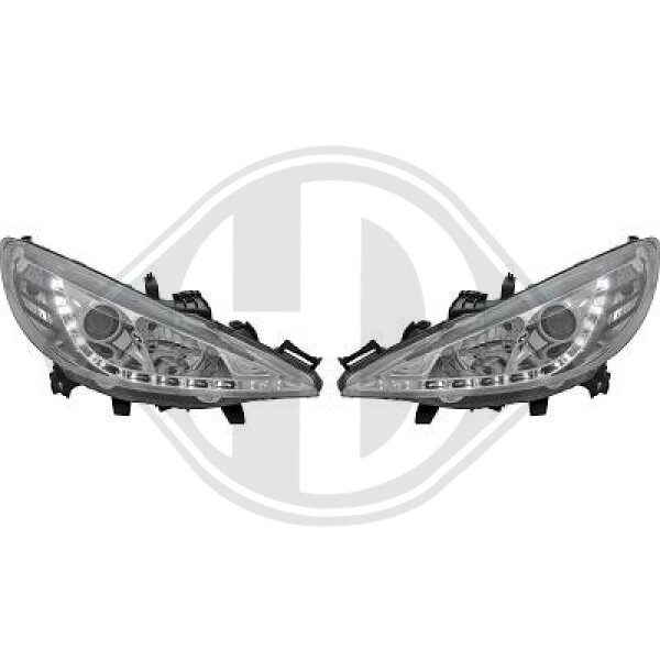 Scheinwerfer Set  für PEUGEOT 207 (WA_, WC_)
