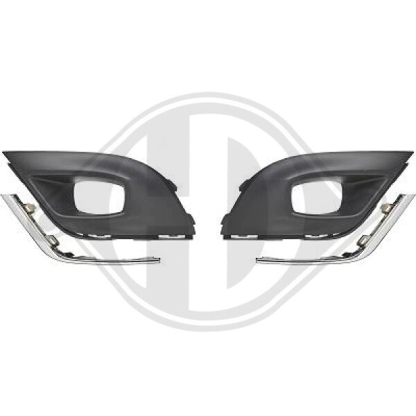 Lüftungsgitter, Stoßfänger vorne links,vorne rechts für RENAULT CLIO IV (BH_)