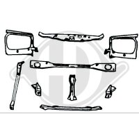 Seitenwand hinten links für MERCEDES-BENZ 123...