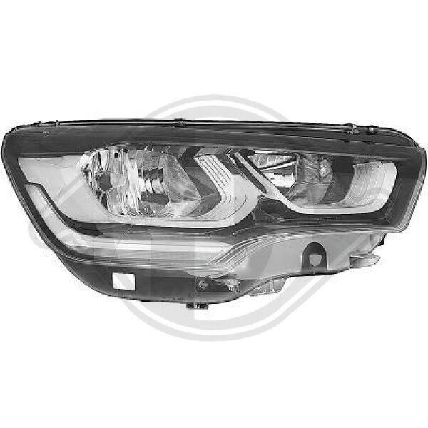 Hauptscheinwerfer rechts für CITROËN C4 II (NC_)
