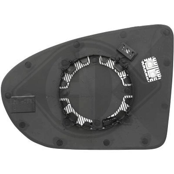 Spiegelglas, Außenspiegel rechts für NISSAN QASHQAI I (J10, NJ10)