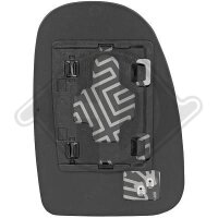 Spiegelglas, Außenspiegel rechts für TOYOTA IQ...