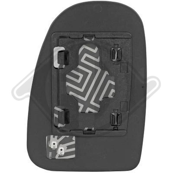 Spiegelglas, Außenspiegel links für TOYOTA IQ (_J1_)